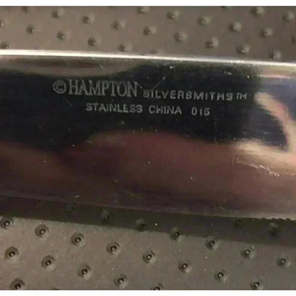 Hampton Silversmiths OPTIMUM Stainless Glossy Frosted Silverware Flatware Knife
